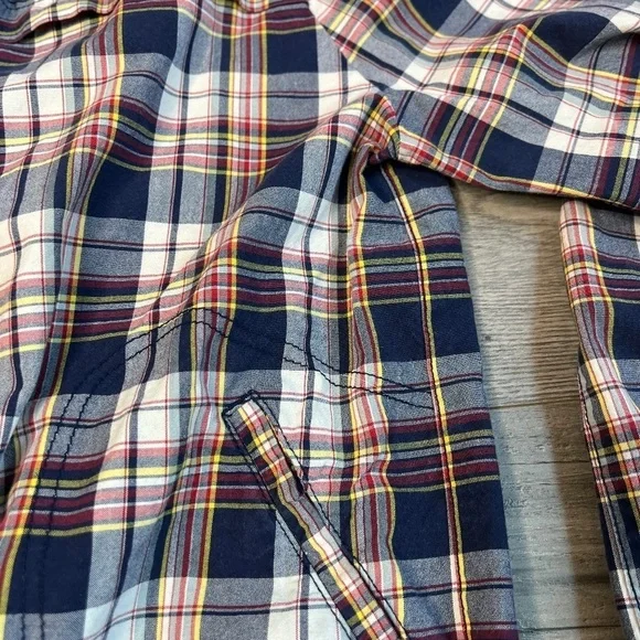 Levi’s Girls Plaid Hooded Zip Up Jacket Size Large - Picture 9 of 12